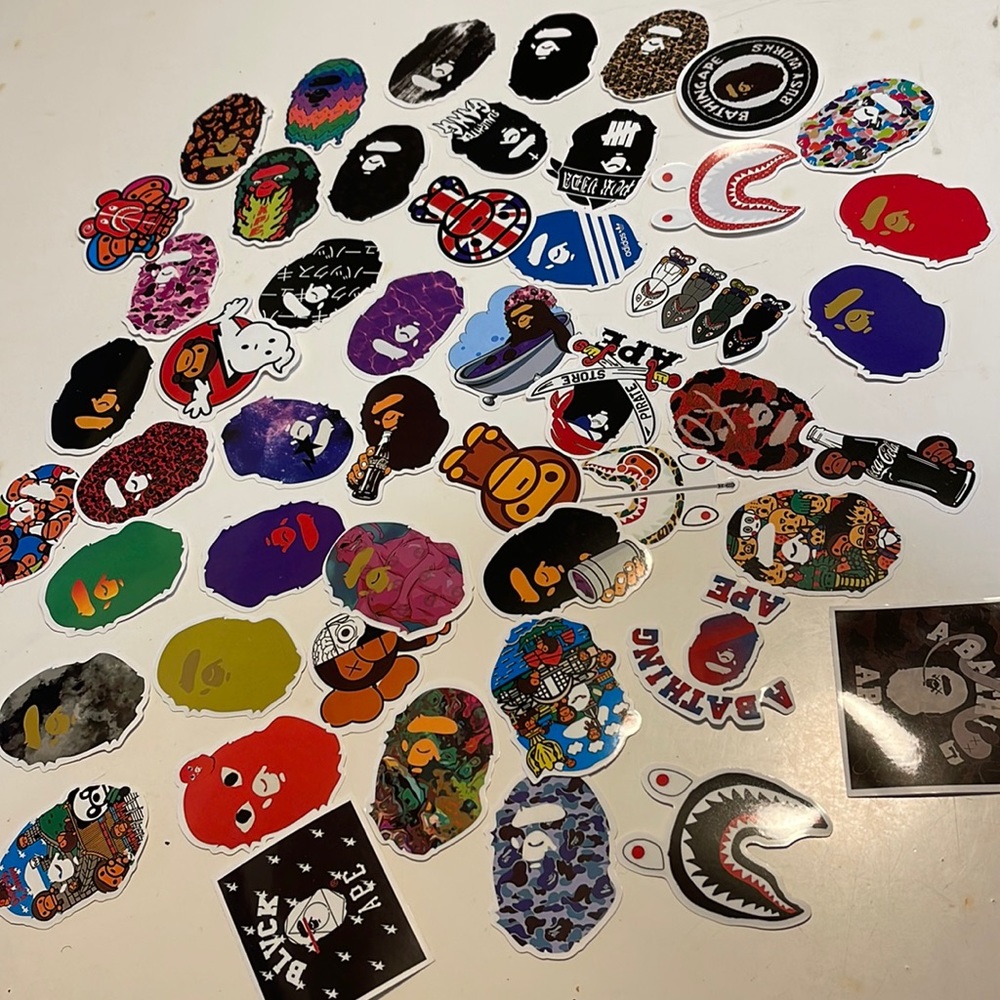 Bape stickers